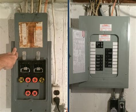 cost install service box electrical|100 amp panel replacement cost.